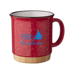 15oz Campfire Mug With Bamboo Base