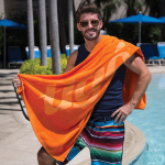 Diamond Collection Colored Beach Towel