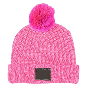 Grace Collection Pom Beanie With Cuff