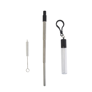 THERMOSPHERE TELESCOPIC STAINLESS STRAW IN CASE